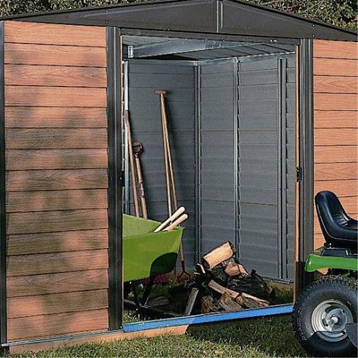 10 x 12 Deluxe Woodvale Metal Shed (Including Floor)