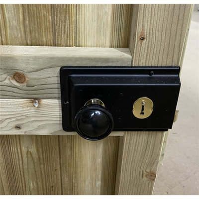10 x 13 REVERSE Pressure Treated T&G Apex Wooden Workshop / Garden Shed - Double Doors (10' x 13' / 10ft x 13ft) (10x13) - 6