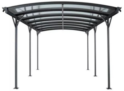 10 x 16 Aluminium Curved Carport