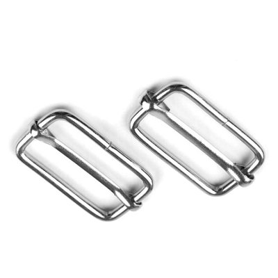 10 x 16 mm 3 Bar / Tri Glide Sliders Buckles Fasteners Backpack, for Webbing Strap, Bag, Accessories, Metal, Silver