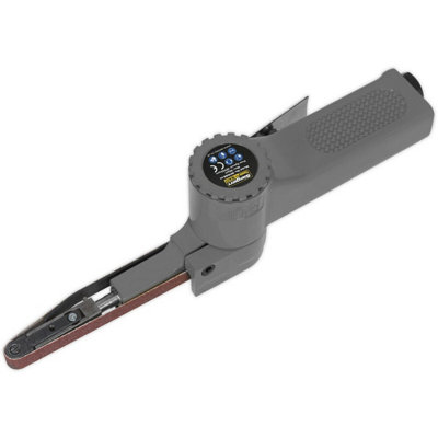 10 x 330mm Detail AIR Belt Sander - 1/4" BSP - DIY / Garage Slim Grinding Kit