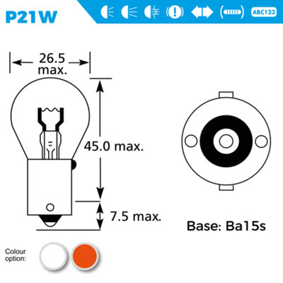 10 X Ring R382 P21W BA15S Brake Stop Car Light Bulb 382 12v 21w - E - Foto 11