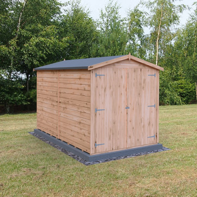 10 x 6 Feet Overlap DD Garden Shed - Dip Treated - 3
