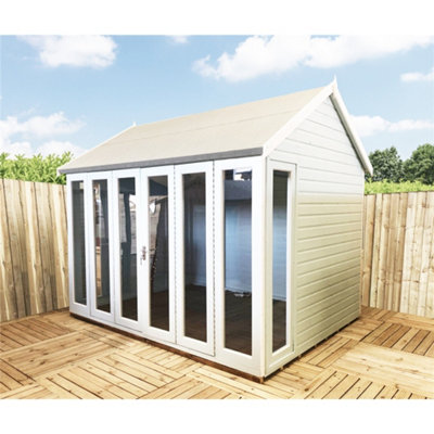 10 x 6 Reverse Wooden Summerhouse  with Bifold Doors