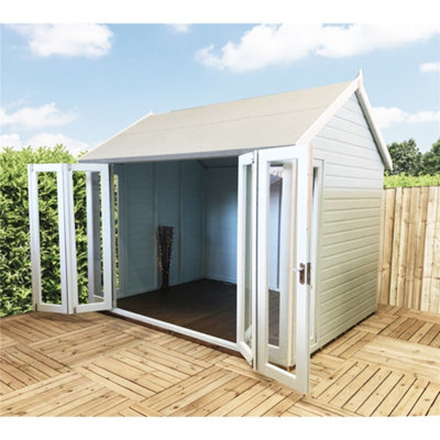 10 x 6 Reverse Wooden Summerhouse  with Bifold Doors
