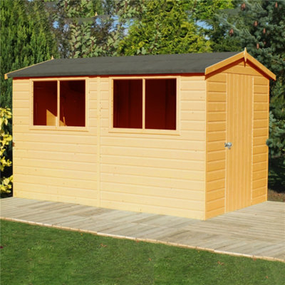 10 x 6 Tongue and Groove Apex Workshop - 4