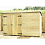 10 x 6 WINDOWLESS Garden Shed Pressure Treated T&G PENT Wooden Garden Shed + Double Doors (10' x 6' / 10ft x 6ft) (10x6)