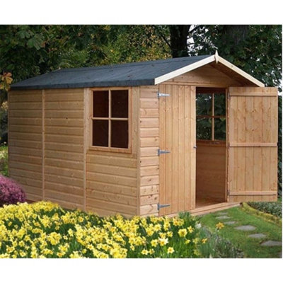 10 x 7 Tongue and Groove Apex Workshop