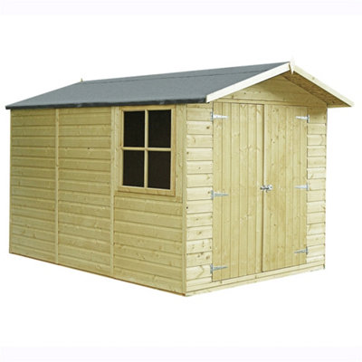 10 x 7 Tongue and Groove Apex Workshop