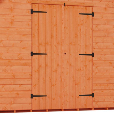 10 x 8 (3.04m x 2.35m) Wooden Tongue and Groove Barn / Garden Shed + 4 Windows (12mm T&G Floor and Roof) (10ft x 8ft) (10x8)
