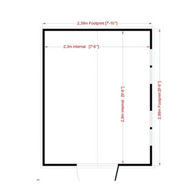 10 x 8 Apex Tongue and Groove Security - 9