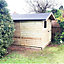 10 x 8 Garden Shed Premier Pressure Treated T&G APEX Wooden Garden Shed + 1 Window + Single Door (10' x 8' / 10ft x 8ft) (10x8)