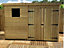 10 x 8 Garden Shed  Pressure Treated T&G PENT Wooden Garden Shed - 1 Window + Double Doors (10' x 8' / 10ft x 8ft) (10x8)