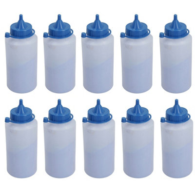 10 x Blue Brick Laying Marking Visible Straight Line Chalk Builders Refill 8oz 236G