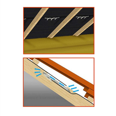 10 x Felt Lap Vents Prevents Loft roof Condensation. Attic Space Ventilation - 3
