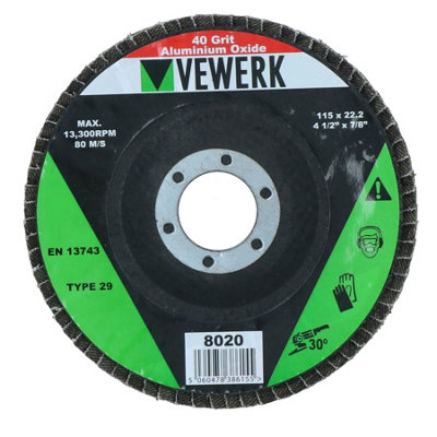【公式ショップ】 Buy 10 x Flap Discs 40 Grit Angle Grinder 4.5 その他
