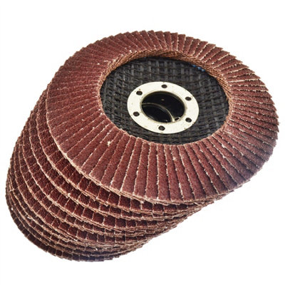 Angle grinder outlet sanding flap disc