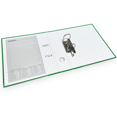 10 x Green Lever Arch File A4 Ring Binder Folder Files Office Document ...