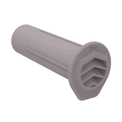 10 x Grey Drill Weep Vents Round Vent Cavity