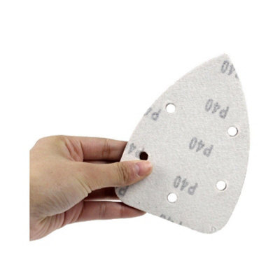 Lot De 10 Feuilles Abrasives Draper 42107 – 140mm, Grain 80, Fixation Auto-agrippante