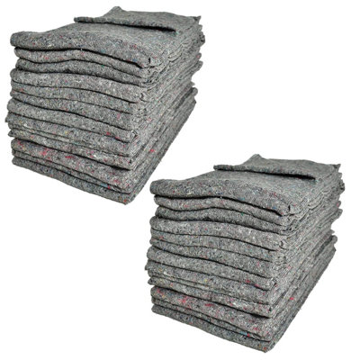 10 x Large 200cm x 150cm Van & Transit House Removal Cross Stitched Furniture Blankets