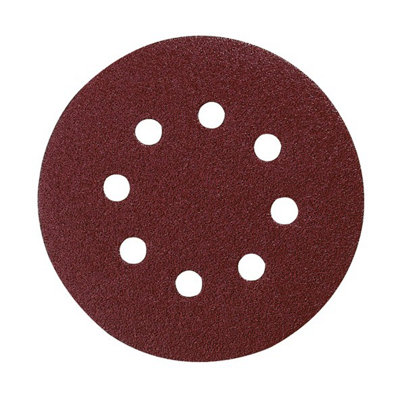 10 X Makita 320 Grit 125mm 5 Orbital Sander Discs Backed BO5031 BO5030