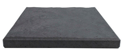 10 x Nicoman Square Stomp Stone Graphite Grey 30cm x 30cm - 5