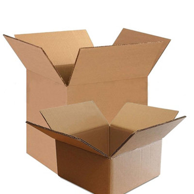 10 x Packing Shipping Mailing Large Heavy Duty Double Wall 12 x 9 x 9" (305x229x229mm) Postal Cardboard Boxes