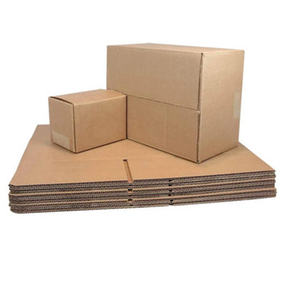 10 x Packing Shipping Mailing Large Heavy Duty Double Wall 18 x 18 x 18" (457x457x457mm) Postal Cardboard Boxes