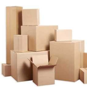 10 x Packing Shipping Mailing Medium Single Wall 12 x 9 x 9" (305x229x229mm) Postal Cardboard Boxes