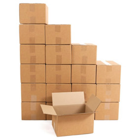 10 x Packing Shipping Mailing Small Single Wall 4 x 4 x 4" (102x102x102mm) Postal Cardboard Boxes