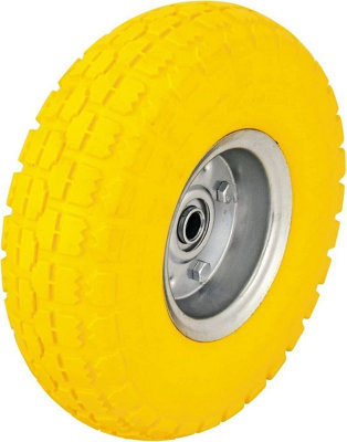 10 X Pneumatic Sack Truck Trolley Wheel Barrow Tyre Tyres Wheels Anti-slip Grip 10'' - 3