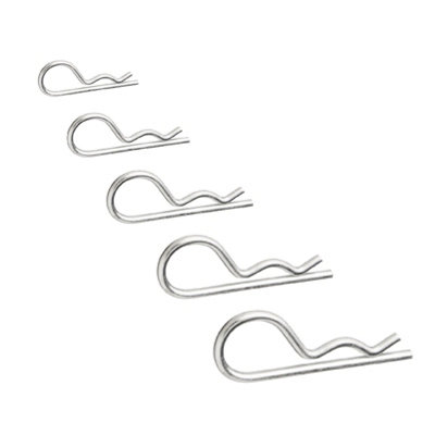 10 x R Clips 2 x 43mm for Securing Clevis Retaining Pins,