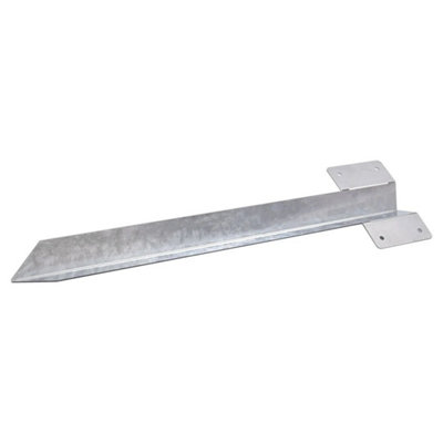 10 x Railway Sleeper Brackets Galvanised Steel for Driveway Path Edging ...