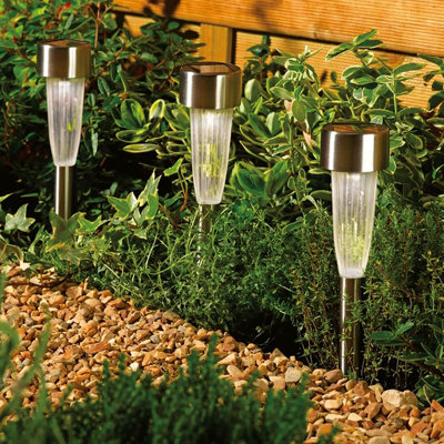 Diy landscape sales light stakes
