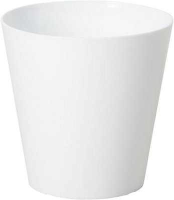 10 x wham Studio Ice White Pots -  16cm x H 16cm