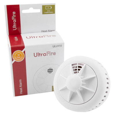 10 Year Longlife Battery Heat Alarm - UltraFire ULLH10 - 5