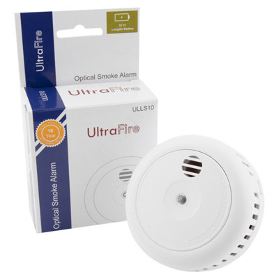 10 Year Longlife Battery Optical Smoke Alarm - UltraFire ULLS10 - 5