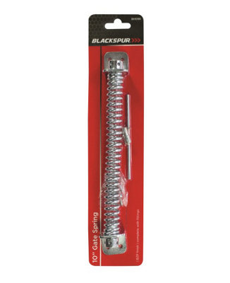 10" Zinc Plated Gate Spring Closer Automatic Strong Adjustable Tension Garden Shed Door