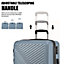 100% ABS Luggage, Lightweight and Durable, Secure TSA Lock, with internal storage pocket, 20 inch (Haze Blue)
