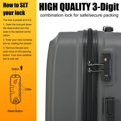 100% ABS Luggage Set