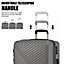 100% ABS Luggage Set, Lightweight and Durable, Secure TSA Lock, with internal storage pocket, 20, 24, 28 inch (Gray)