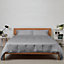 100% Bamboo Bedding Complete Bedding Set Quiet Grey UK Single