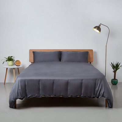 100% Bamboo Bedding Complete Bedding Set Urban Grey UK King