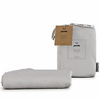 100% Bamboo Bedding Fitted Sheet Pure White EU King