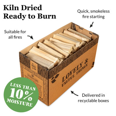 100% British Kiln Dried Kindling Box