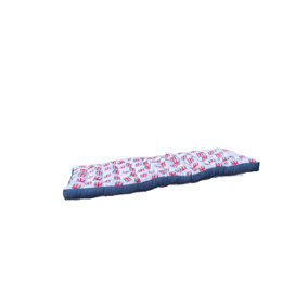 100% Cotton Cased Chunky Union Jack Bench Pad With Boxed Edge