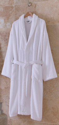 terry towelling bathrobe