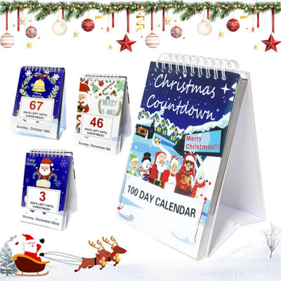 100 Day Christmas Countdown Calendar 2025, Advent Calendar 2025 ...