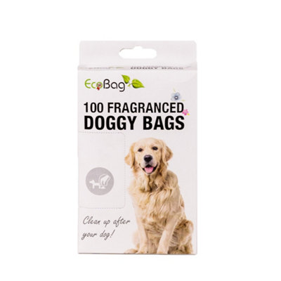 100 Fragranced Doggy Bags Vanilla Scented Dog waste bags - 238